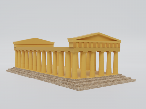 ancient temple 3D Model