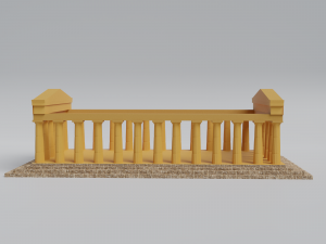 ancient temple 3D Model