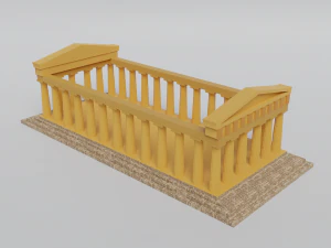 ancient temple 3D Model