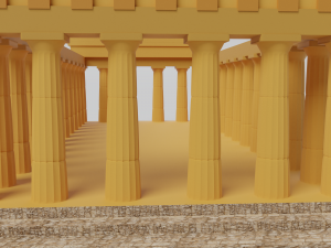 ancient temple 3D Model