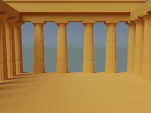ancient temple 3D Model