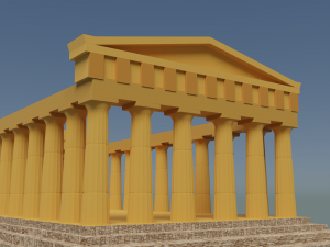 ancient temple 3D Model