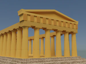 ancient temple 3D Model