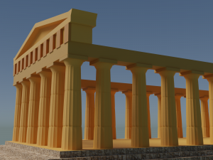 ancient temple 3D Model