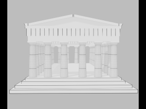 ancient temple 3D Model