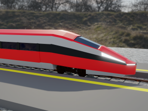railway station 3D Model