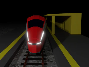 stazione ferroviaria Modello 3D