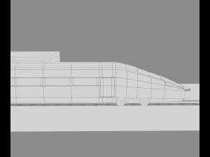 railway station 3D Model