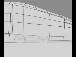 railway station 3D Model