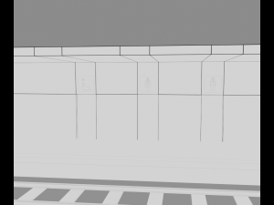 railway station 3D Model