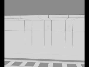 stazione ferroviaria Modello 3D