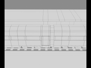 railway station 3D Model