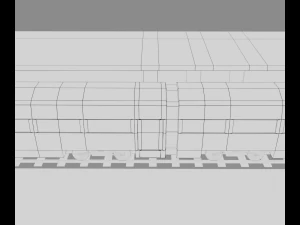 stazione ferroviaria Modello 3D