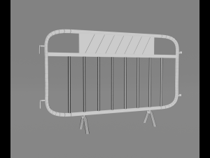 road barriers 3D Модель