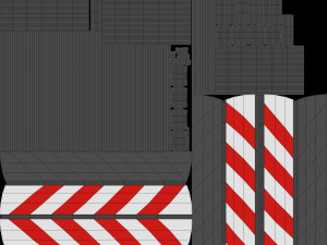 road barriers 3D Модель