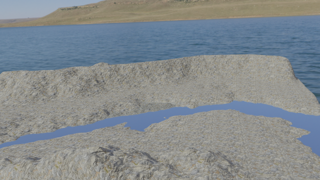 mountain landscape 3D Model .c4d .max .obj .3ds .fbx .stl .blend 