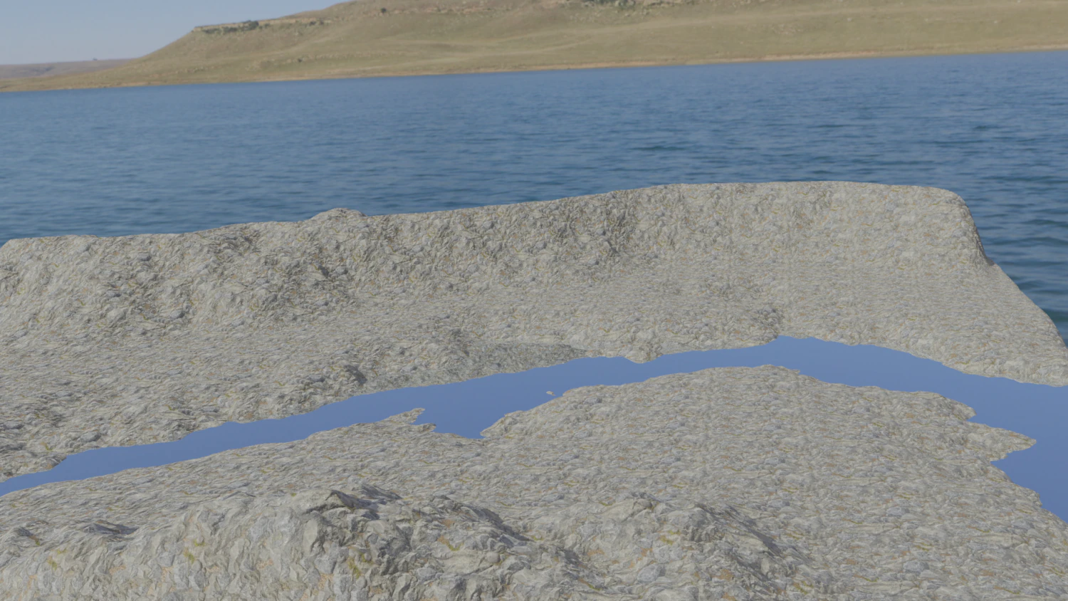mountain landscape 3D Model .c4d .max .obj .3ds .fbx .stl .blend 