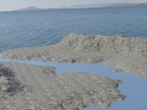 mountain landscape 3D Model