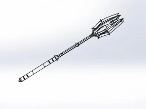 Streitkolben von Sauron 3D Druckmodell