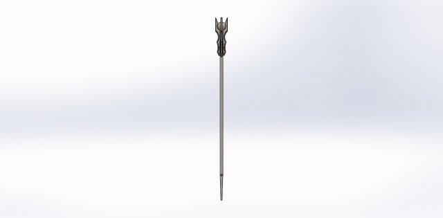 sarumans staff 3D प्रिंट मॉडल .c4d .max .obj .3ds .fbx .stl .blend 