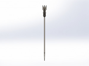 sarumans staff 3Dプリントモデル