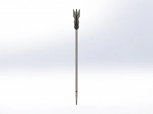 Sarumans Stab 3D Druckmodell