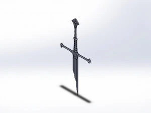 narsil sword 3D Print Model