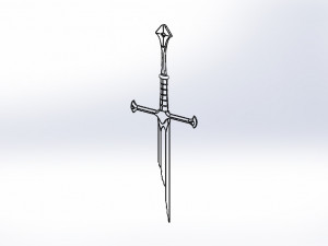 narsil sword 3D-printmodel