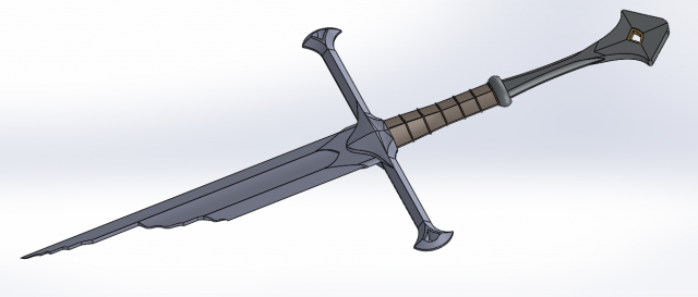 Narsil - Isildur Sword (3D Print) : 6 Steps (with Pictures) - Instructables