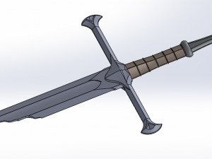 Narsil - Isildur Sword (3D Print) : 6 Steps (with Pictures