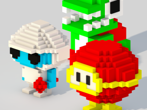 dig dug - triple pack 3D 打印模型