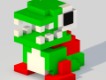 Dig Dug - Green Monster 3D Model