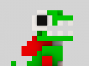 dig dug - green monster 3D 打印模型