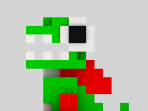 dig dug - green monster 3D 打印模型