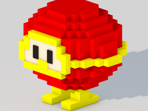 dig dug - red monster 3D 打印模型
