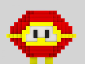 dig dug - red monster 3D Print Model
