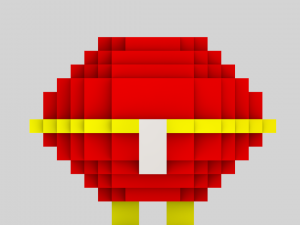 dig dug - red monster 3Dプリントモデル