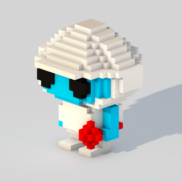 dig dug - main character 3D Print Model .c4d .max .obj .3ds .fbx .stl .blend 
