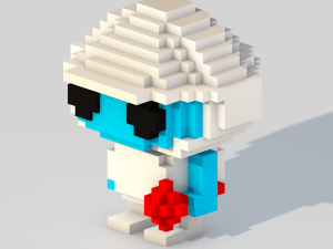 dig dug - main character 3D 打印模型