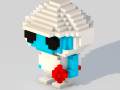 Dig Dug - Main Character 3D Model