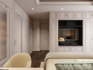 bed neoclassic design 3D 모델