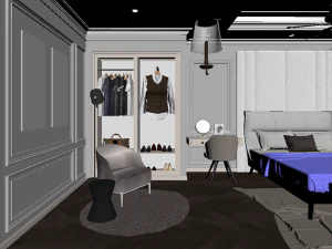bedroom design 3D Model