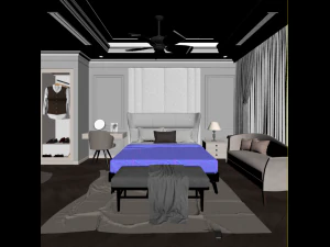 bedroom design 3D Model