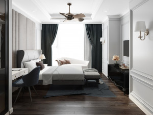 bedroom design 02 3D Model
