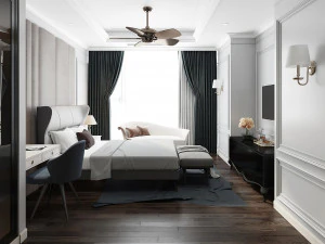 yatak odası tasarımı 02 3D Model