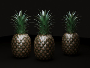 Pineapple 3Dモデル
