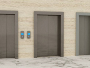 Elevator doors 3D Model
