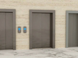 Elevator doors 3D Model