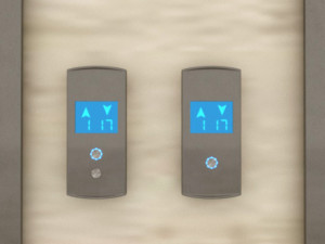 Elevator doors 3D Model