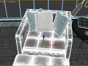 Leather couch Modello 3D